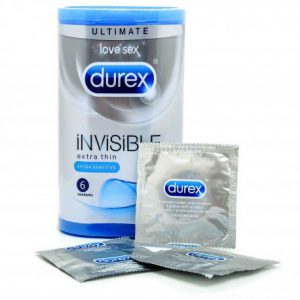 durex invisible extra thin condoms 6pcs the thinnest ever developed by durex